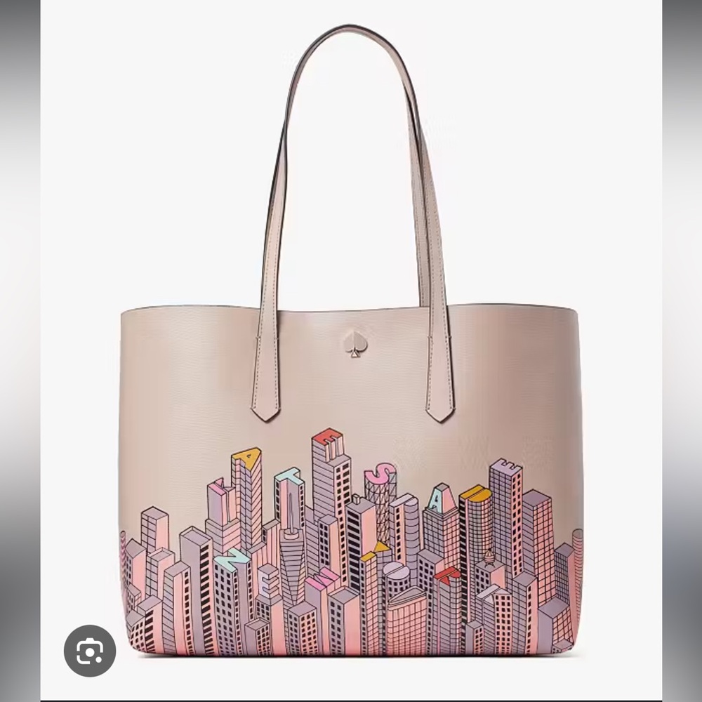 NWT Kate Spade Rock Center City Skyline Large Tote
